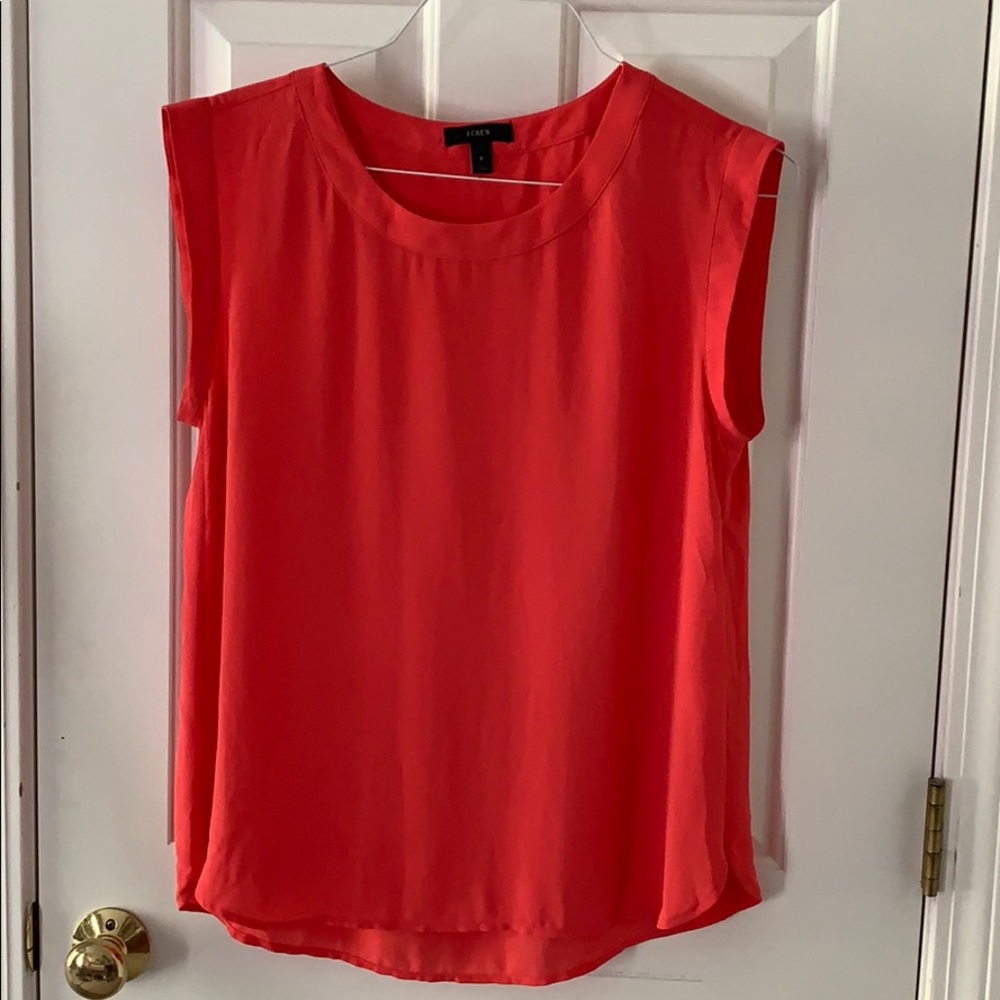 J. Crew Sleeveless Drapey Top